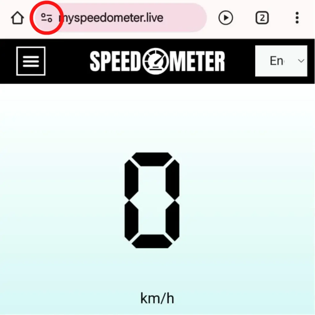 How to enable loacation/GPS for myspeedometer.live