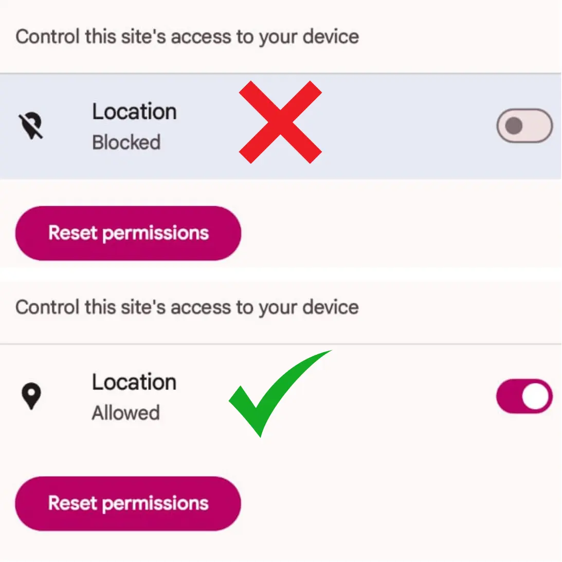 How to enable loacation/GPS for myspeedometer.live