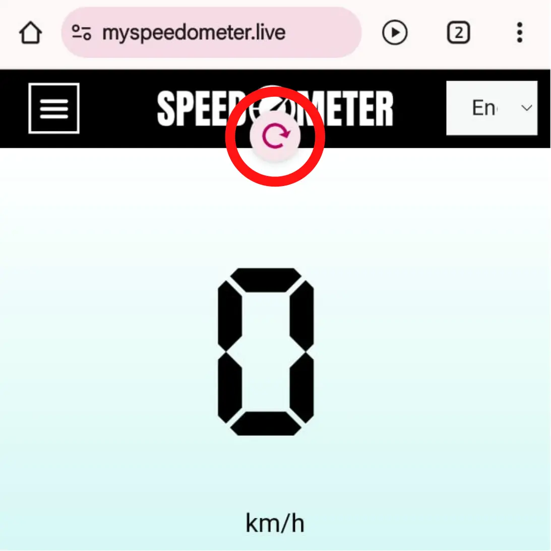 How to enable loacation/GPS for myspeedometer.live